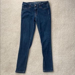 American Eagle Dark Blue Jegging